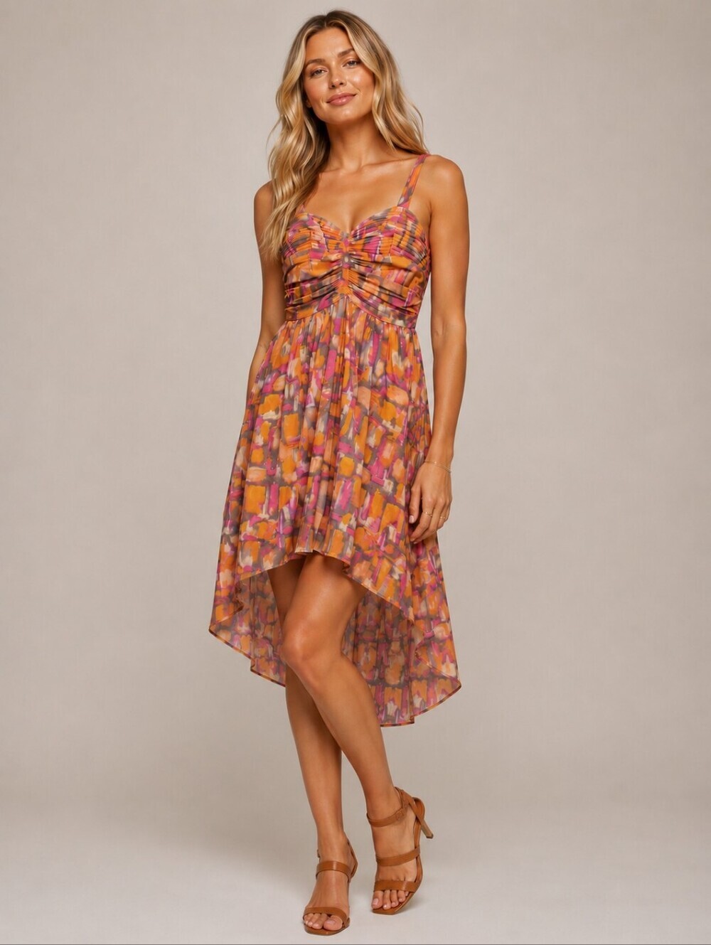 ❤️ BAND OF GYPSIES BOHO HIGH LOW DRESS, SMALL